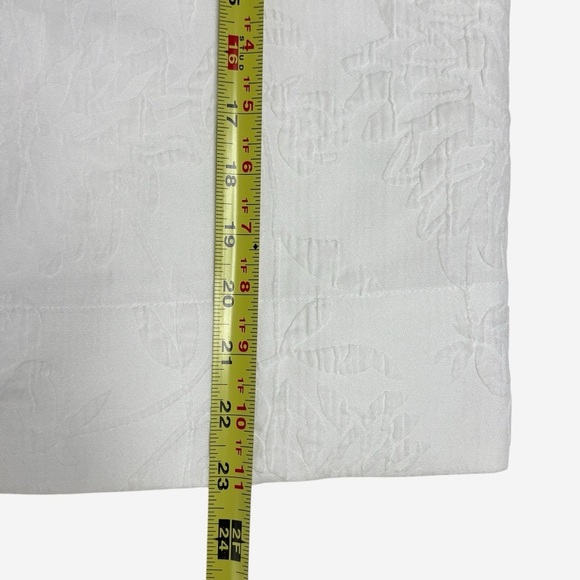 Lilly Pulitzer Zoya Ruffle Top Caliente Pucker Jacquard Resort White - Picture 8 of 12